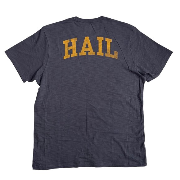 '47 Brand Michigan Wolverines "HAIL" Short Sleeve T Shirt (Blue) - XL - Picture 3 of 5
